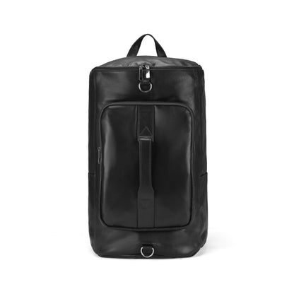 Black Fluxon Leather  Bag Pack & Travel Bag