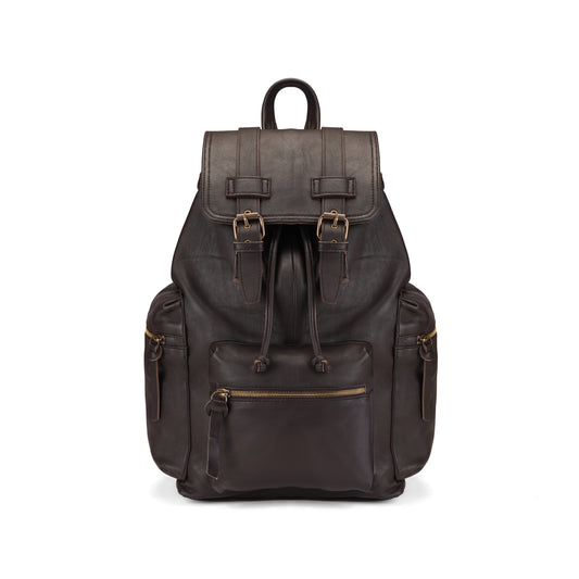 Packster Dark Brown Bag Pack and Travelling Bag
