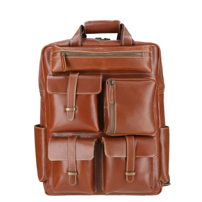 Travel Tote Light Brown Leather Bag